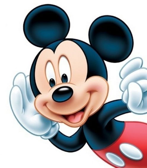 Mickey Mouse ouvindo